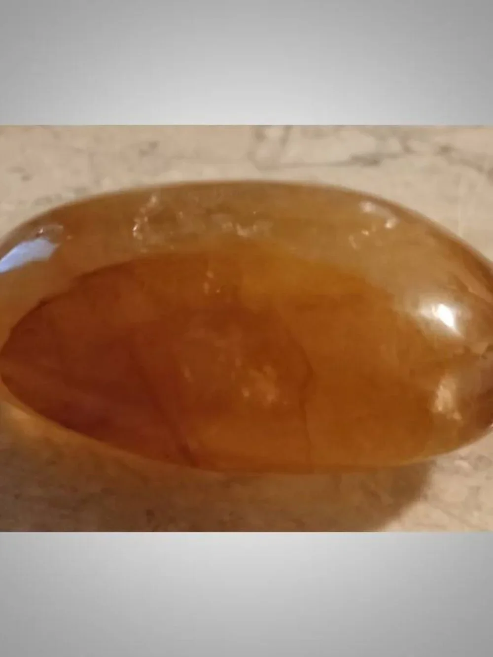 Golden Healer palm stone Abundance Confidence Prosperity 02